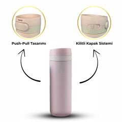 Igloo Squid Termos 600ml-PEMBE