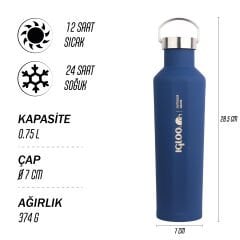 Igloo Pentagon Termos 750ml-LACİVERT