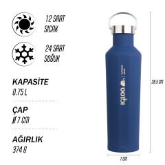 Igloo Pentagon Termos 750ml-LACİVERT