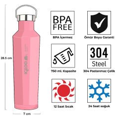 Igloo Pentagon Termos 750ml-PEMBE