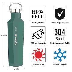 Igloo Pentagon Termos 750ml-YEŞİL