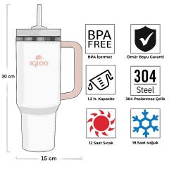 Igloo Stadler Thermo-Mug 1.2 Litre-BEYAZ