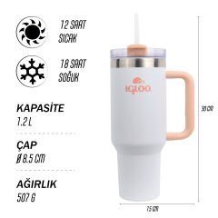 Igloo Stadler Thermo-Mug 1.2 Litre-BEYAZ