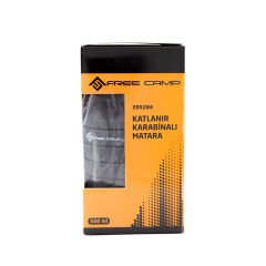 FreeCamp Katlanır Karabinalı Matara-SİYAH