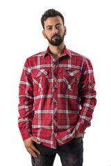 Freecamp Knit Fleece Erkek Gömlek Açık Kırmızı