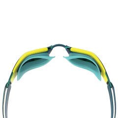 Speedo Fastskin Hyper Elite Mirror Unisex Renkli Yüzücü Gözlüğü-YEŞİL-TURUNCU