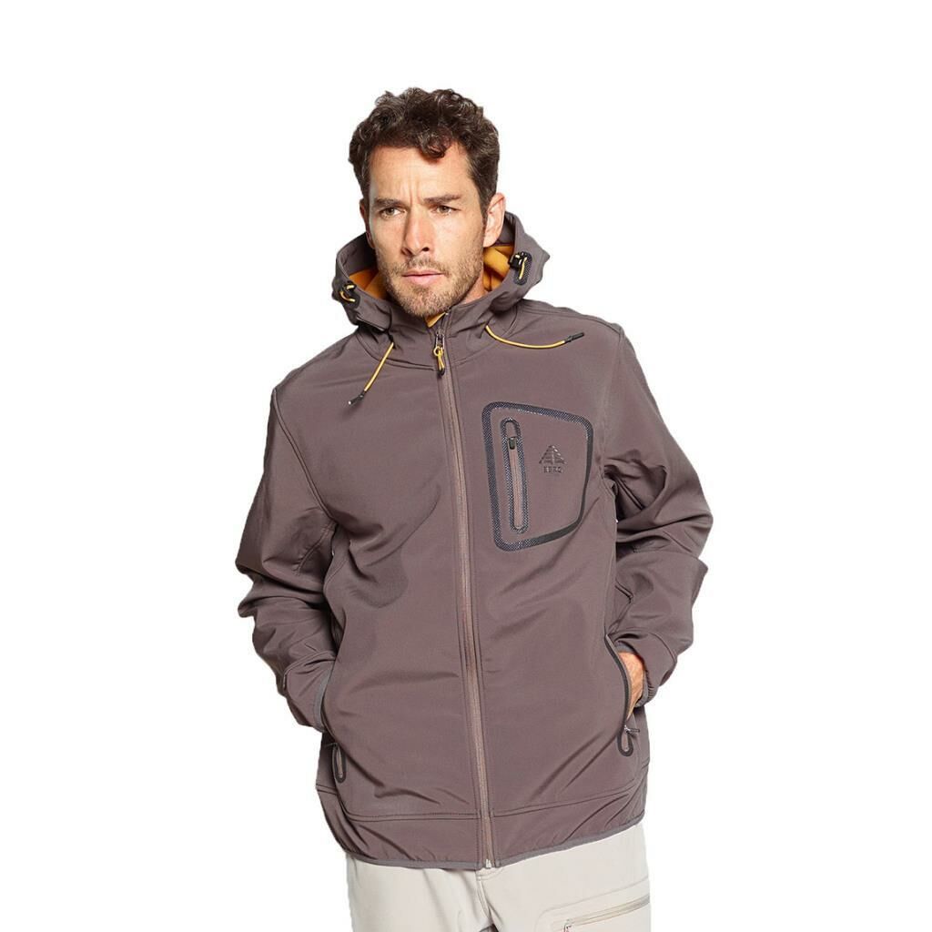 Berg Yukon Erkek Softshell Erkek Ceket M - KAHVERENGİ