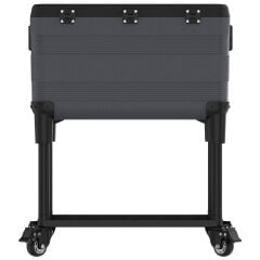 IcePeak Patio 70 Tekerlekli Raflı Buzluk 65.8 Litre