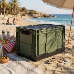 FreeCamp Katlanır Kamp Kasası – Kapaklı 80 Litre