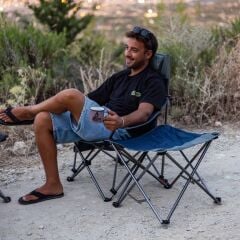 FreeCamp Phoenix Katlanır Masalı Sandalye-LACİVERT-GRİ