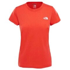 The North Face W Reaxion Amp Crew Kadın T-Shirt-KIRMIZI