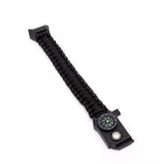 FreeCamp Norra S.O.S Lambalı Paracord-SİYAH