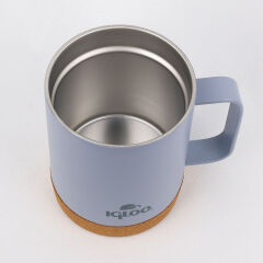 Igloo Cork Mug 350ml-DUMAN MAVİ