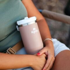 Igloo Powder Termos 900ml- KAHVERENGİ-BEYAZ