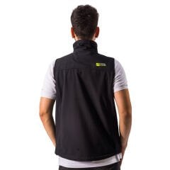 FreeCamp Vest Erkek Softshell Yelek-SİYAH