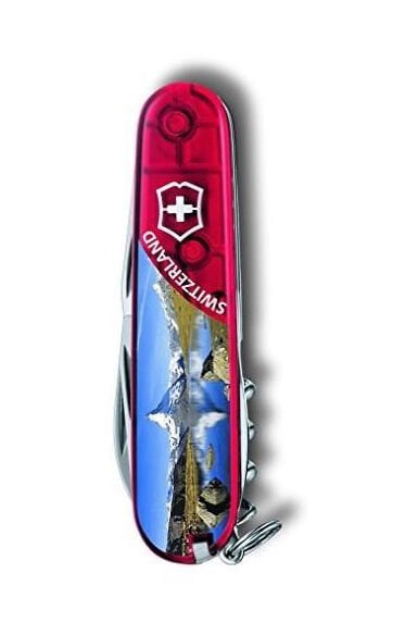 Victorinox Climber Alp Dağı Desenli Çakı-KIRMIZI