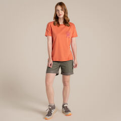 Craghoppers Bistort SS Kadın T-Shirt-TURUNCU
