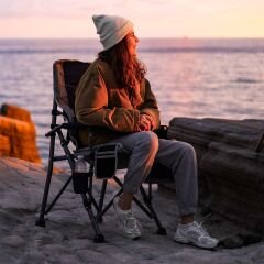 FreeCamp Foster Plus Buzluklu Katlanır Sandalye-LACİVERT