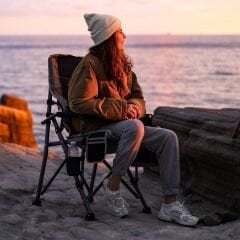 FreeCamp Foster Plus Buzluklu Katlanır Sandalye-LACİVERT