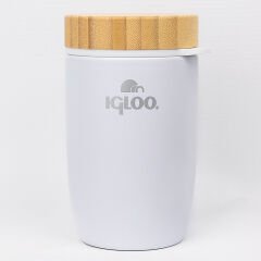 Igloo Bamboo Yemek Termosu 500ml-BEYAZ