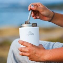 Igloo Bamboo Yemek Termosu 500ml-BEYAZ