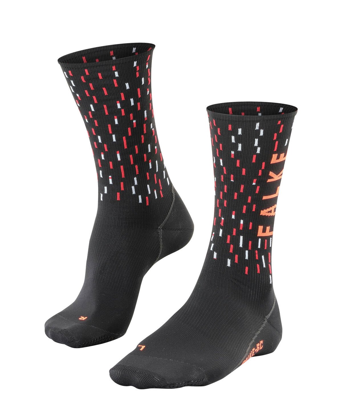 Falke Bc Impulse Unisex Bisiklet Çorabı-SİYAH-TURUNCU