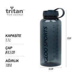 Igloo Sports Tritan Matara 1.1 Litre-FÜME