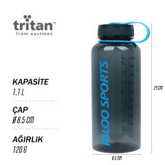 Igloo Sports Tritan Matara 1.1 Litre-TURKUAZ