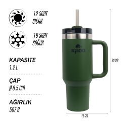 Igloo Stadler Thermo-Mug 1.2 Litre-HAKİ